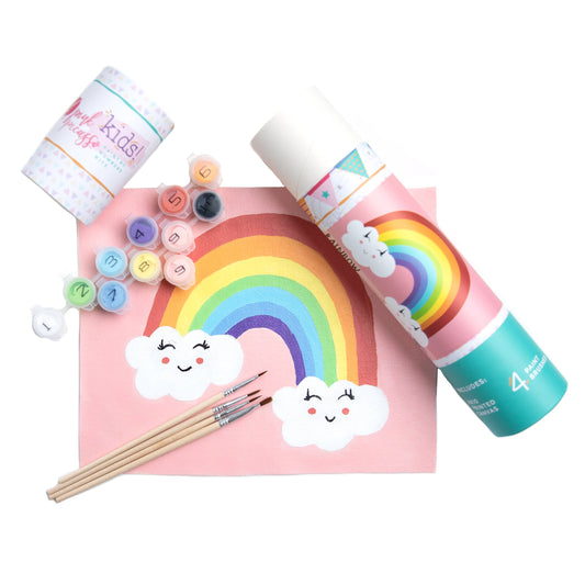 Rainbow DIY Craft Kit - Paint by Numbers
