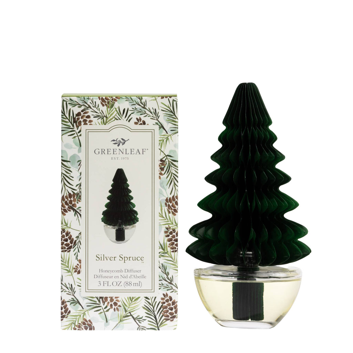 Silver Spruce Christmas Tree Honeycomb Diffuser – Greenleaf Gifts