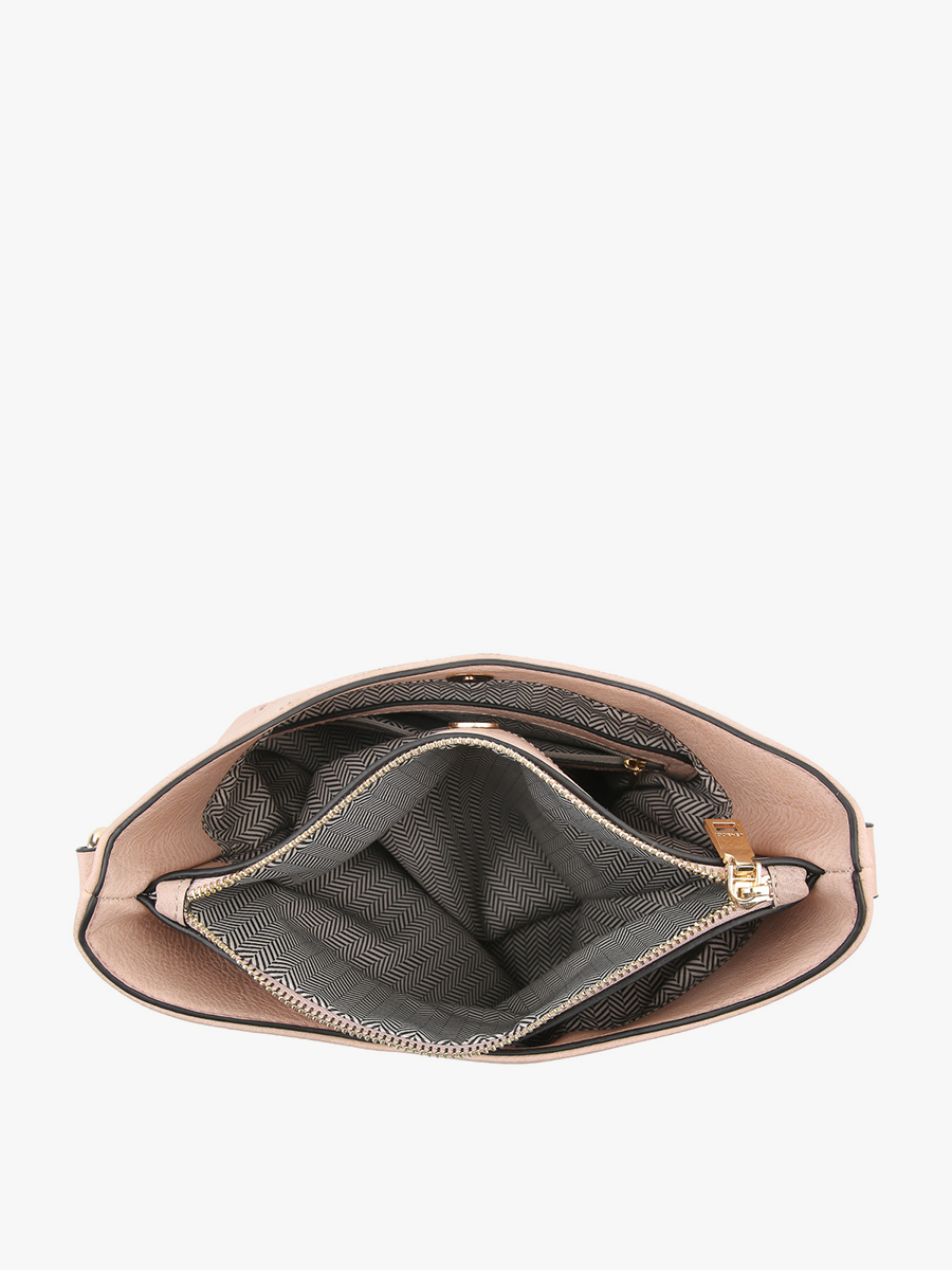 Emma 3-Compartment Crossbody Bag – Peacock | Jen & Co.