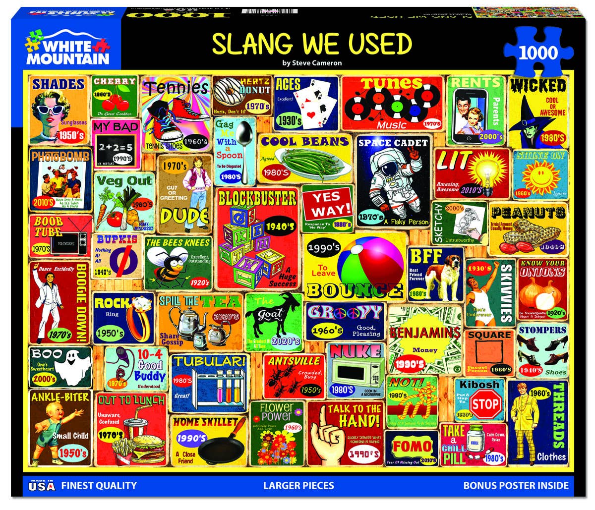 Slang We Used - 1000 Piece Jigsaw Puzzle