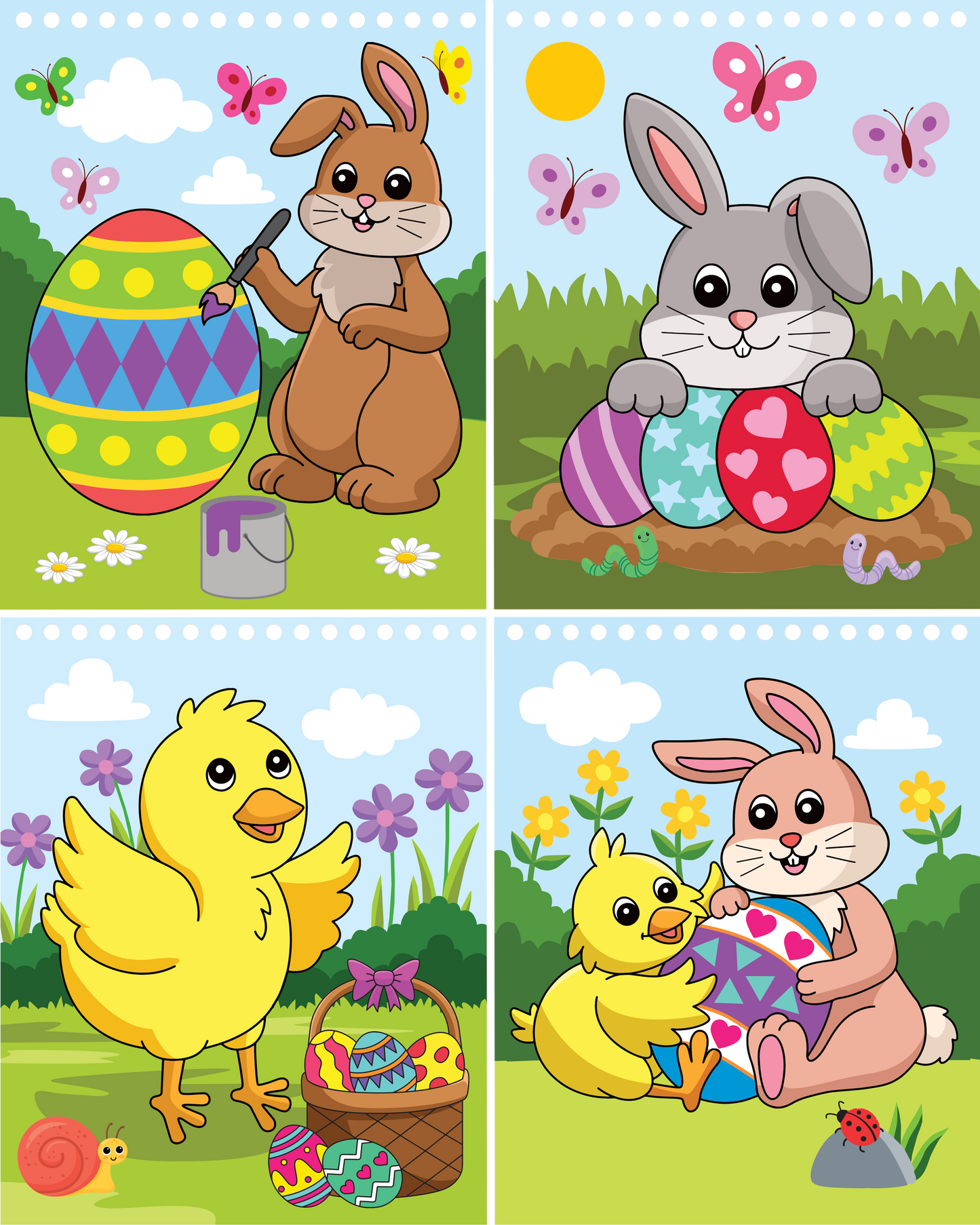 Color With Water - Easter