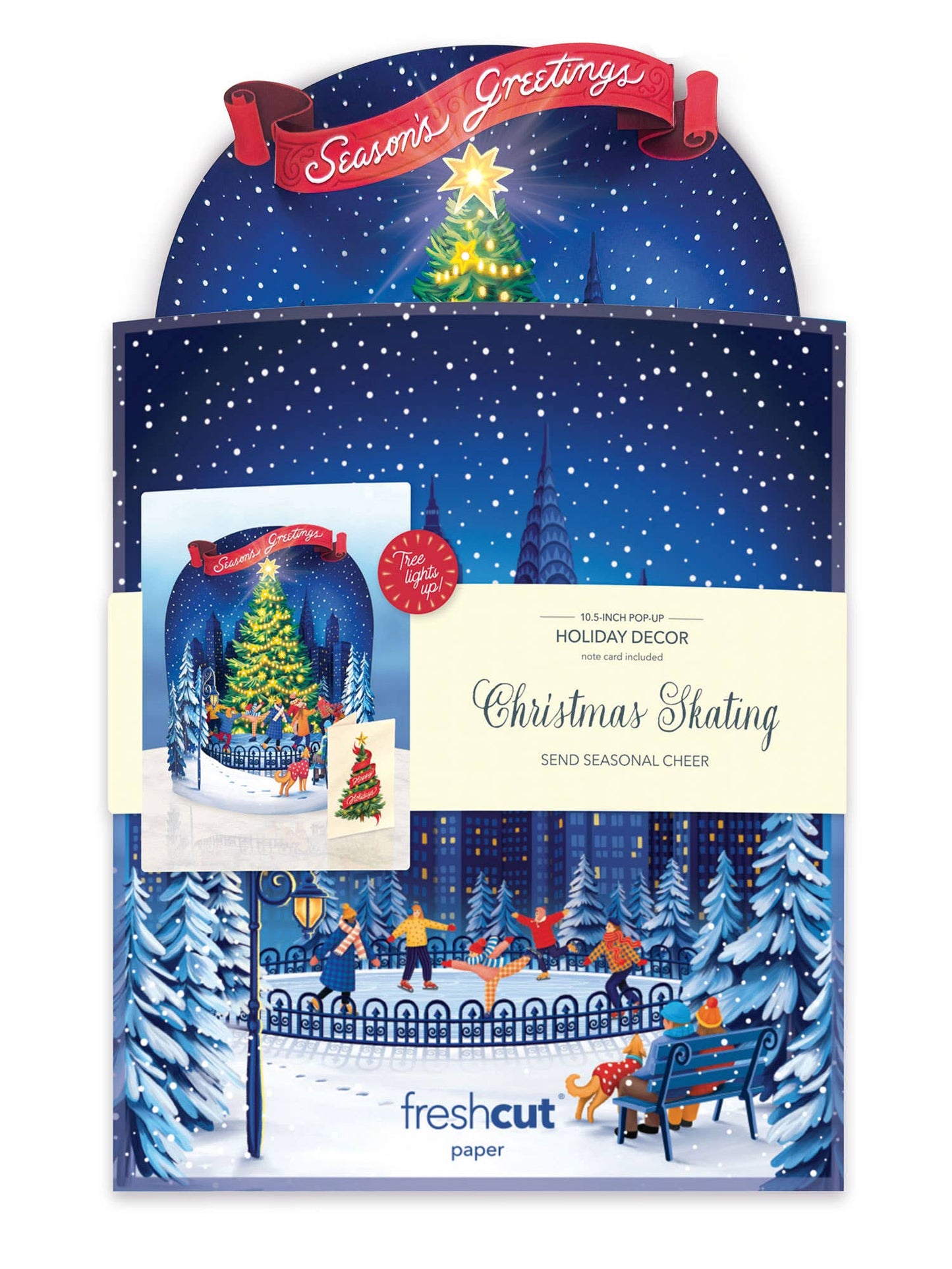 Christmas Skating Scene