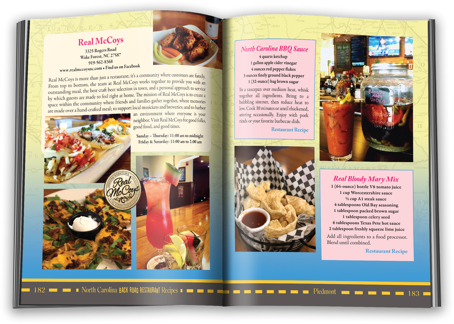 North Carolina Back Road Restaurant Recipes