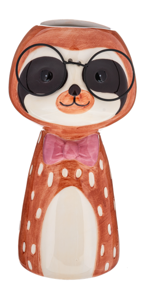 Bespectacled Buddies: Vase
