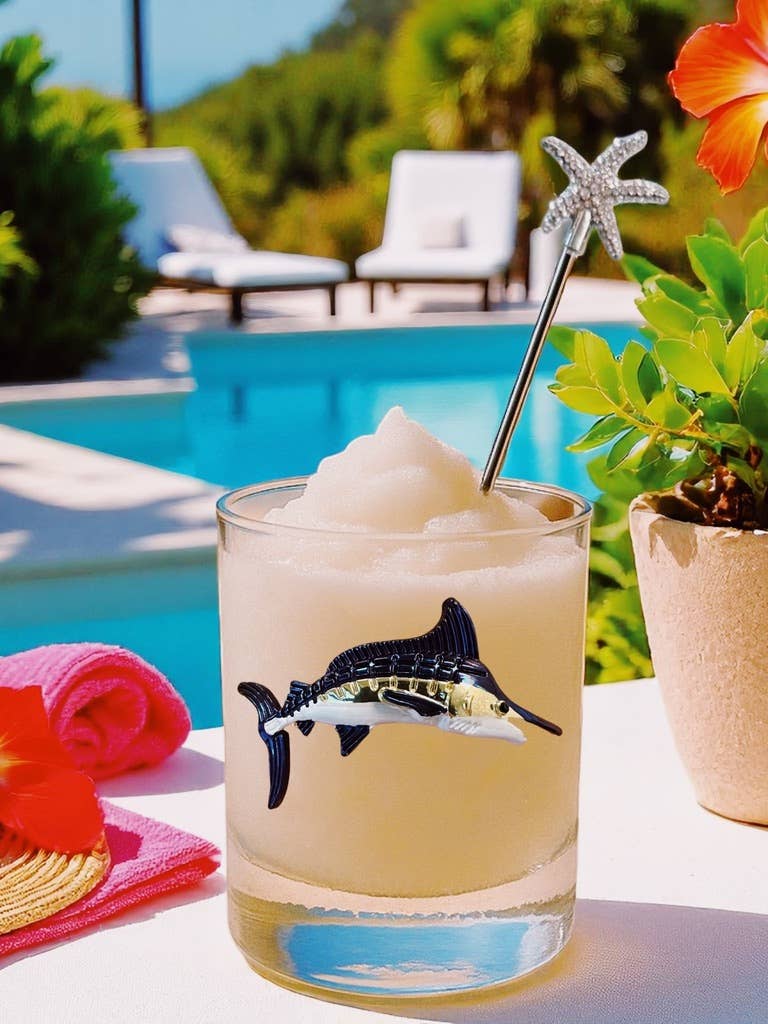 Marlin Jeweled Double Old Fashioned