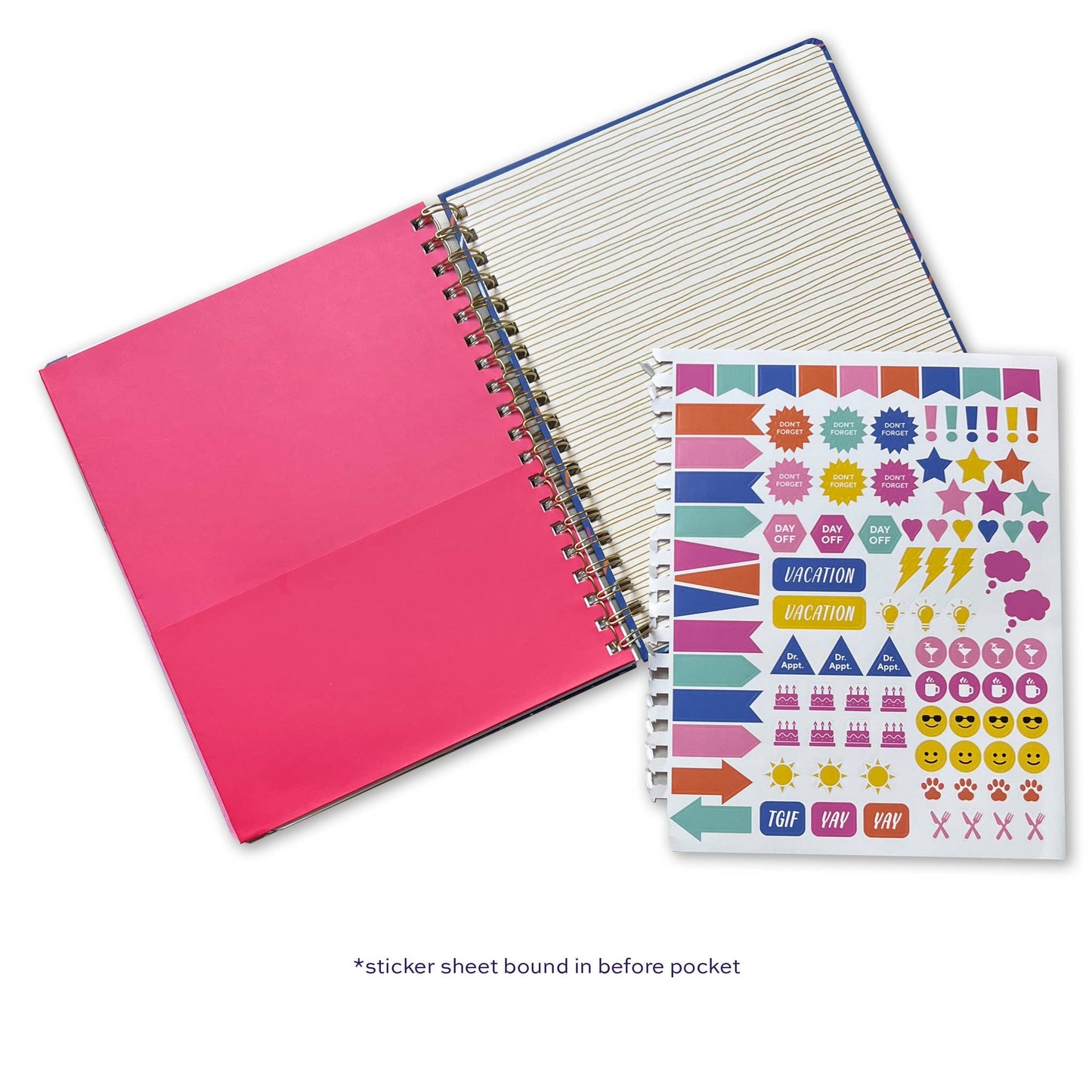 2025 Geometric High Note® Deluxe Hardcover Planner
