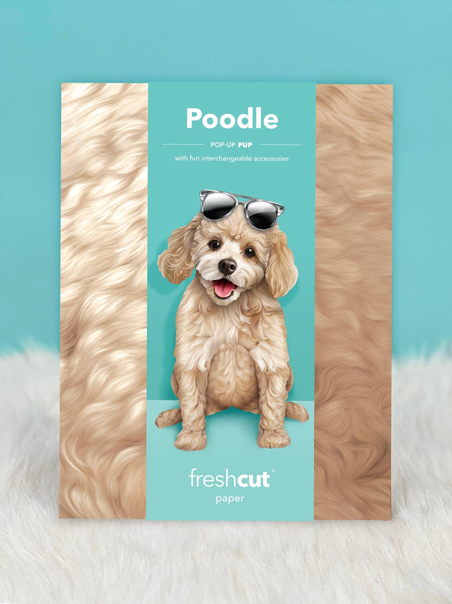 Poodle Pop Up Card