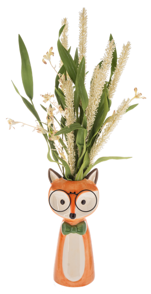 Bespectacled Buddies: Vase