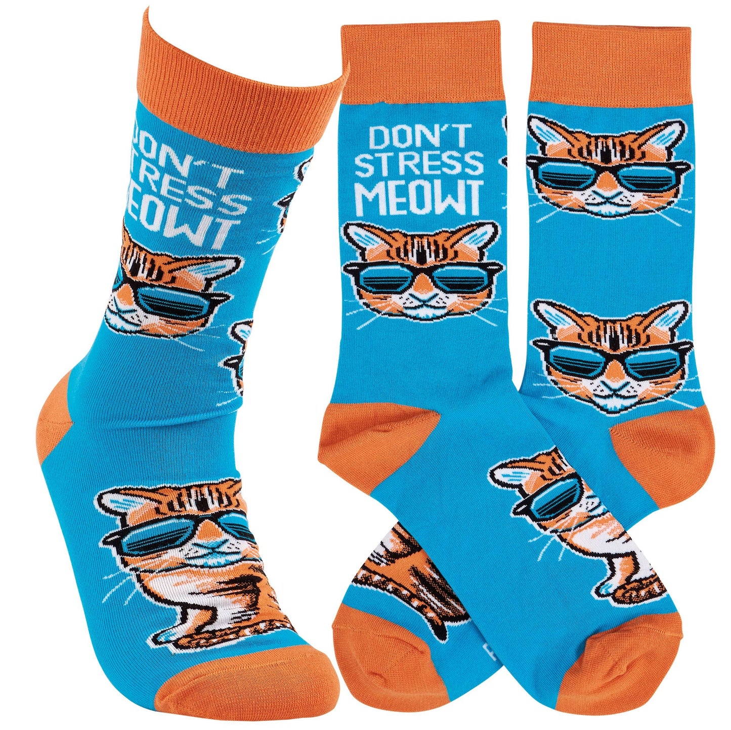 Don't Stress Meowt Socks