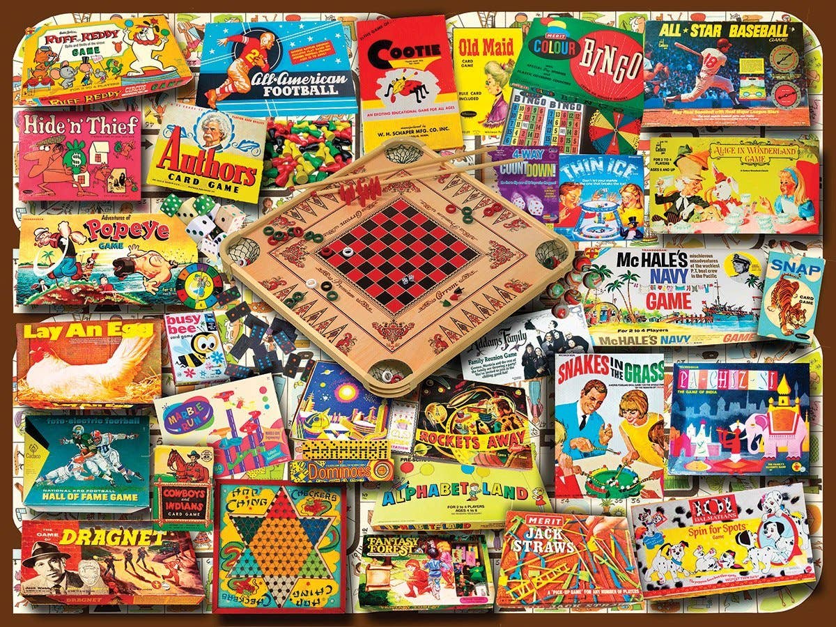 Classic Games - 500 Piece Jigsaw Puzzle