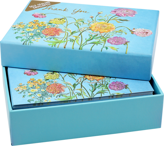 Garden Blooms Thank You Notes