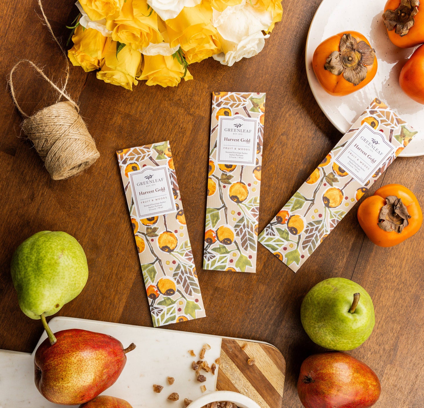 Harvest Gold Slim Sachet | Fall Scent