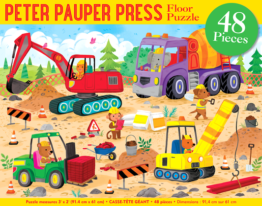 Construction Site Kids' Floor Puzzle