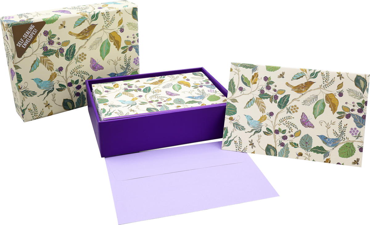 Birds and Berries Note Cards – Peter Pauper Press