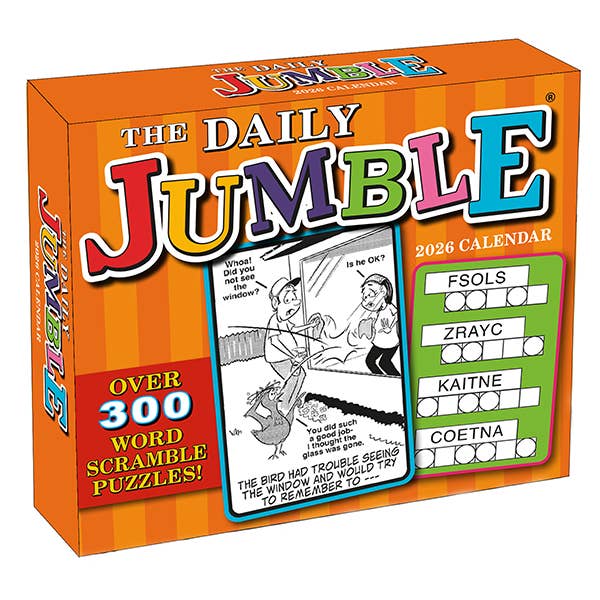 The Daily JUMBLE® 2026 Daily Calendar