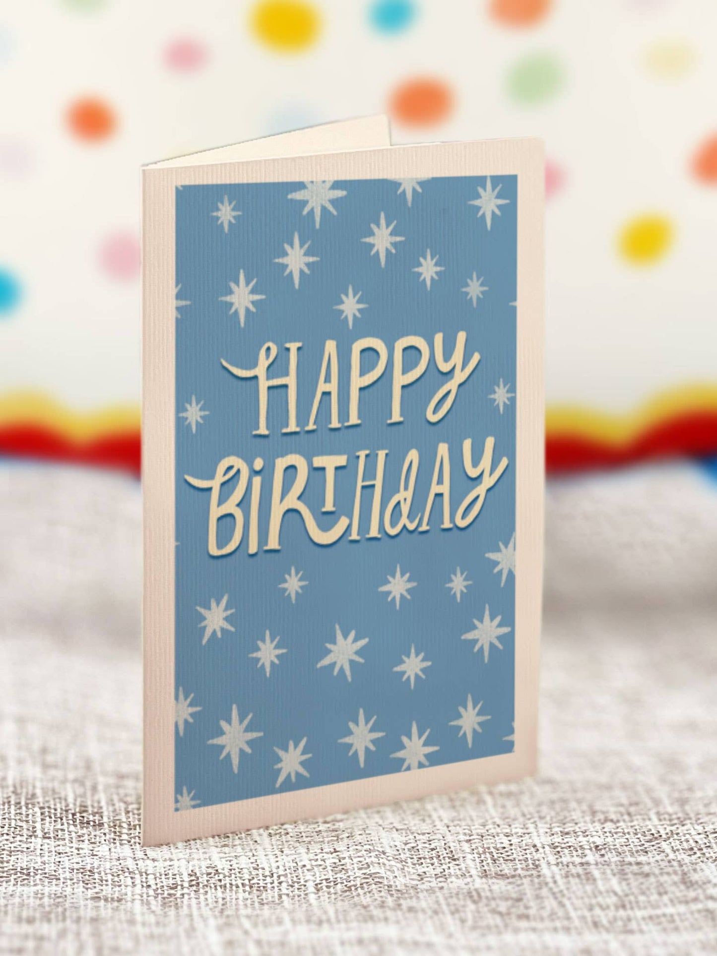 Mini Confetti Birthday Cake (10 Mini Pop-up Greeting Cards)