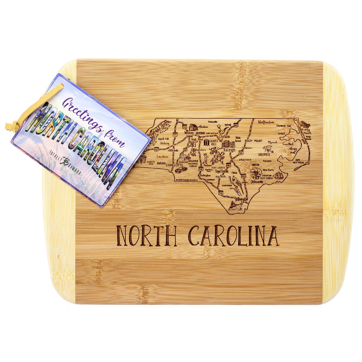 A Slice of Life North Carolina Cutting & Charcuterie Board