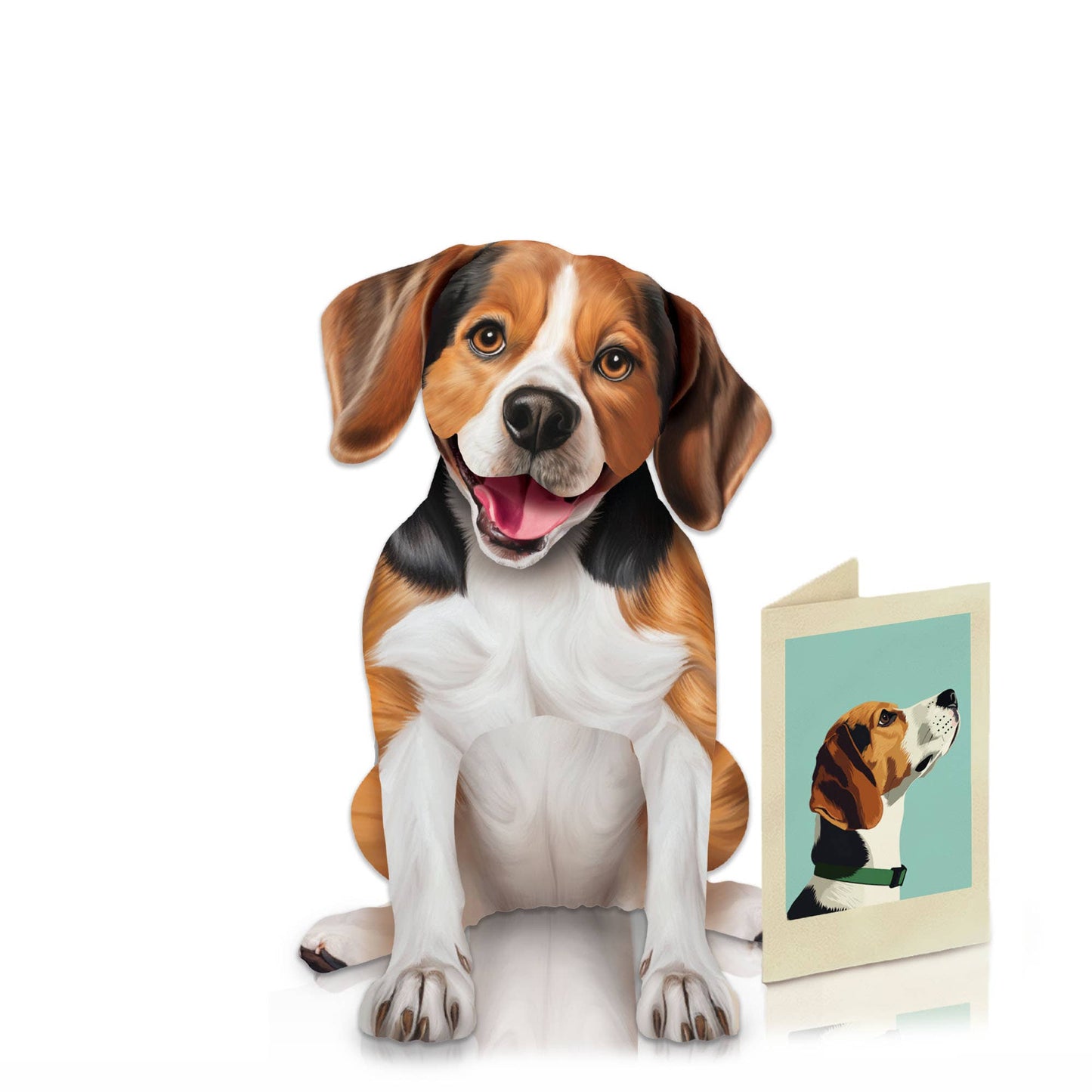Beagle Pop Up Card
