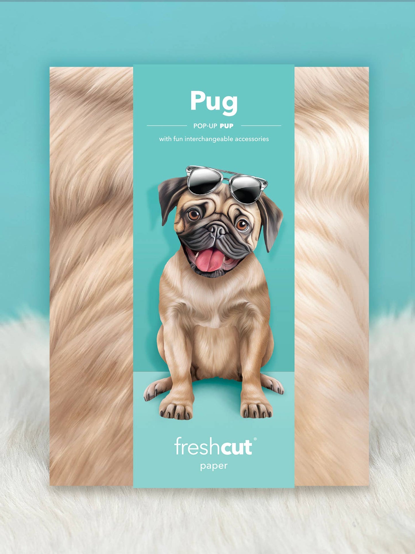 Pug Pop Up Card