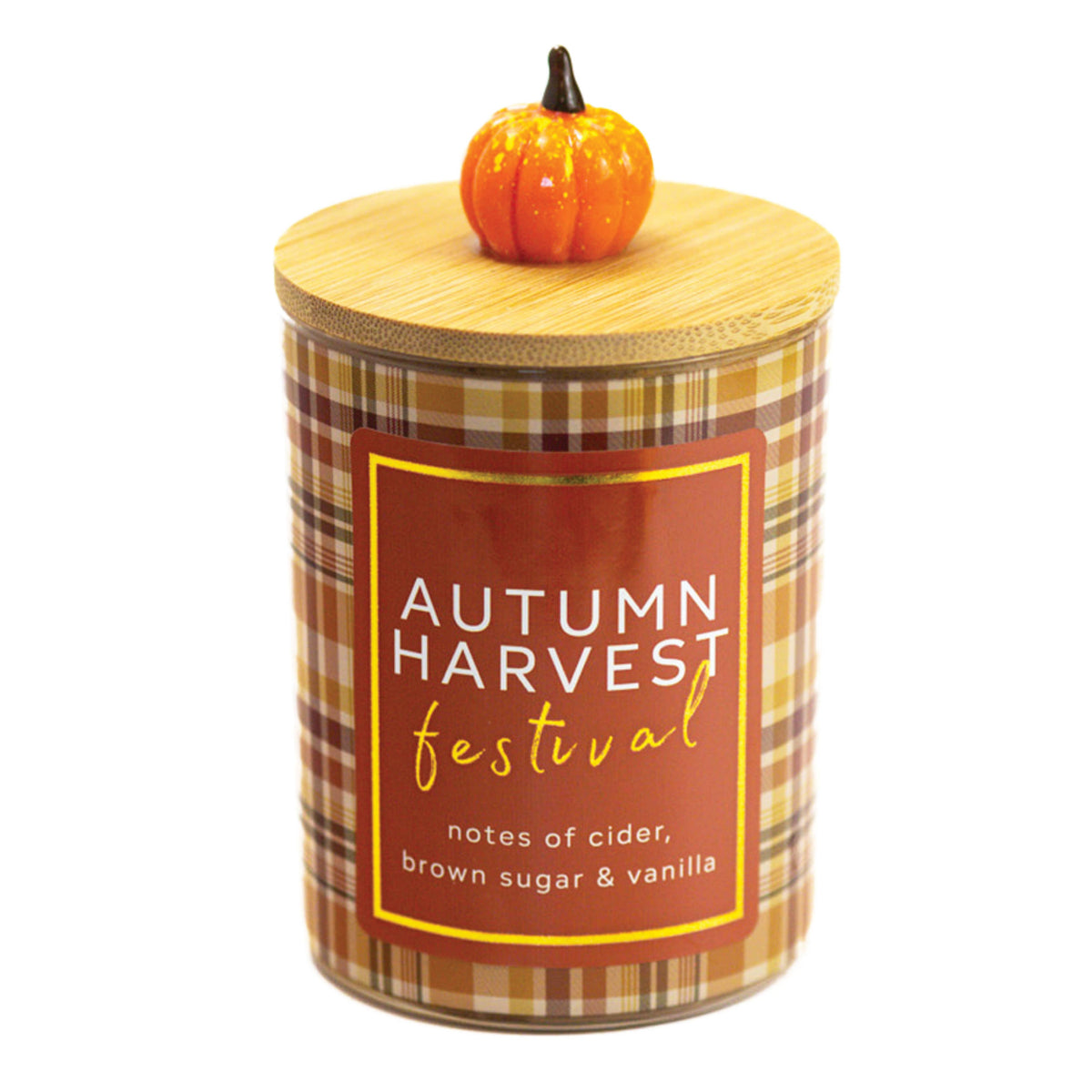 Autumn Harvest Festival 10 oz scented jar candle by A Cheerful Giver