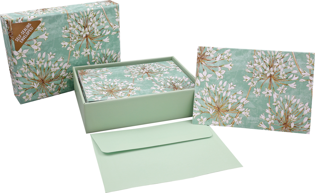 Allium Blossoms Note Cards – Peter Pauper Press