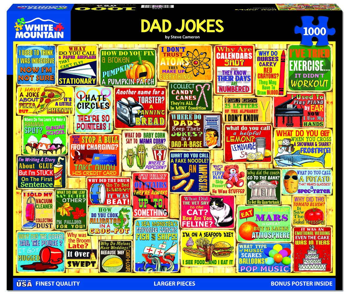 Dad Jokes - 1000 Piece Jigsaw Puzzle