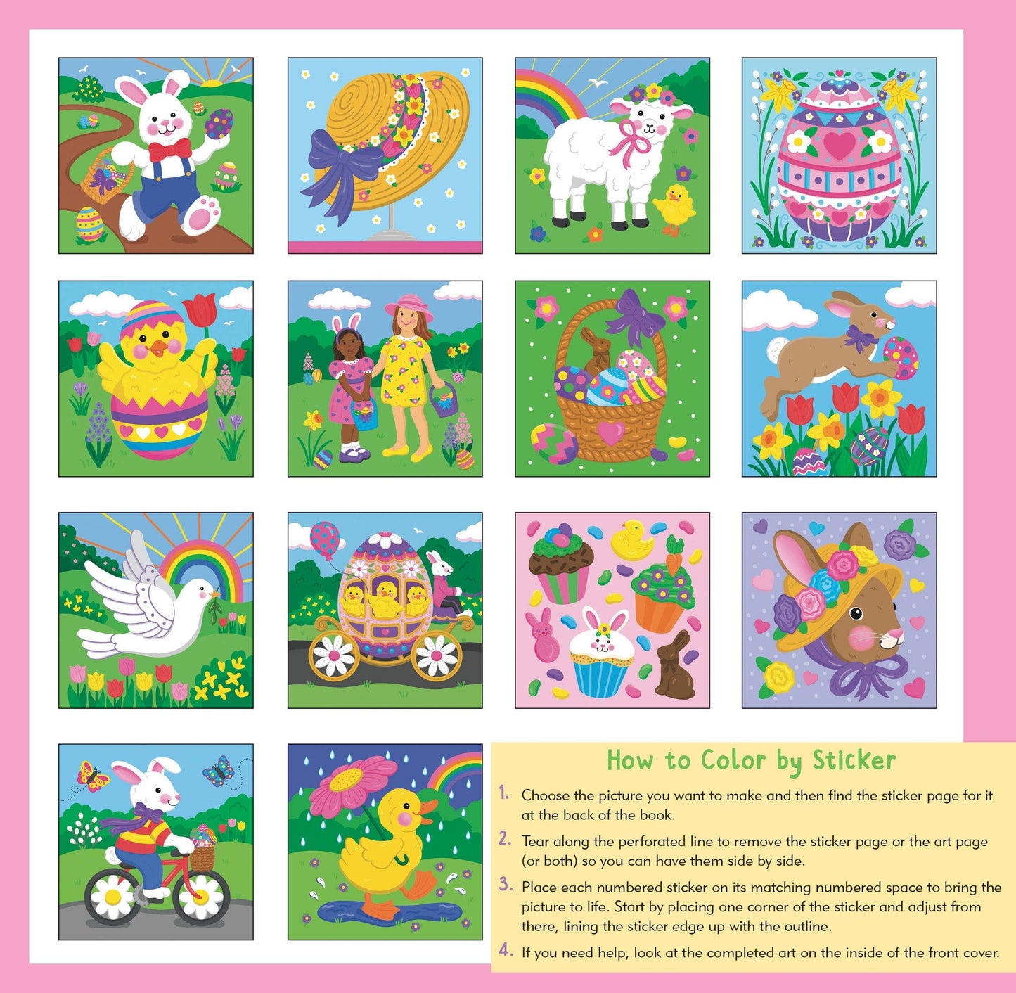 My First Color-by-Sticker Book -- Easter