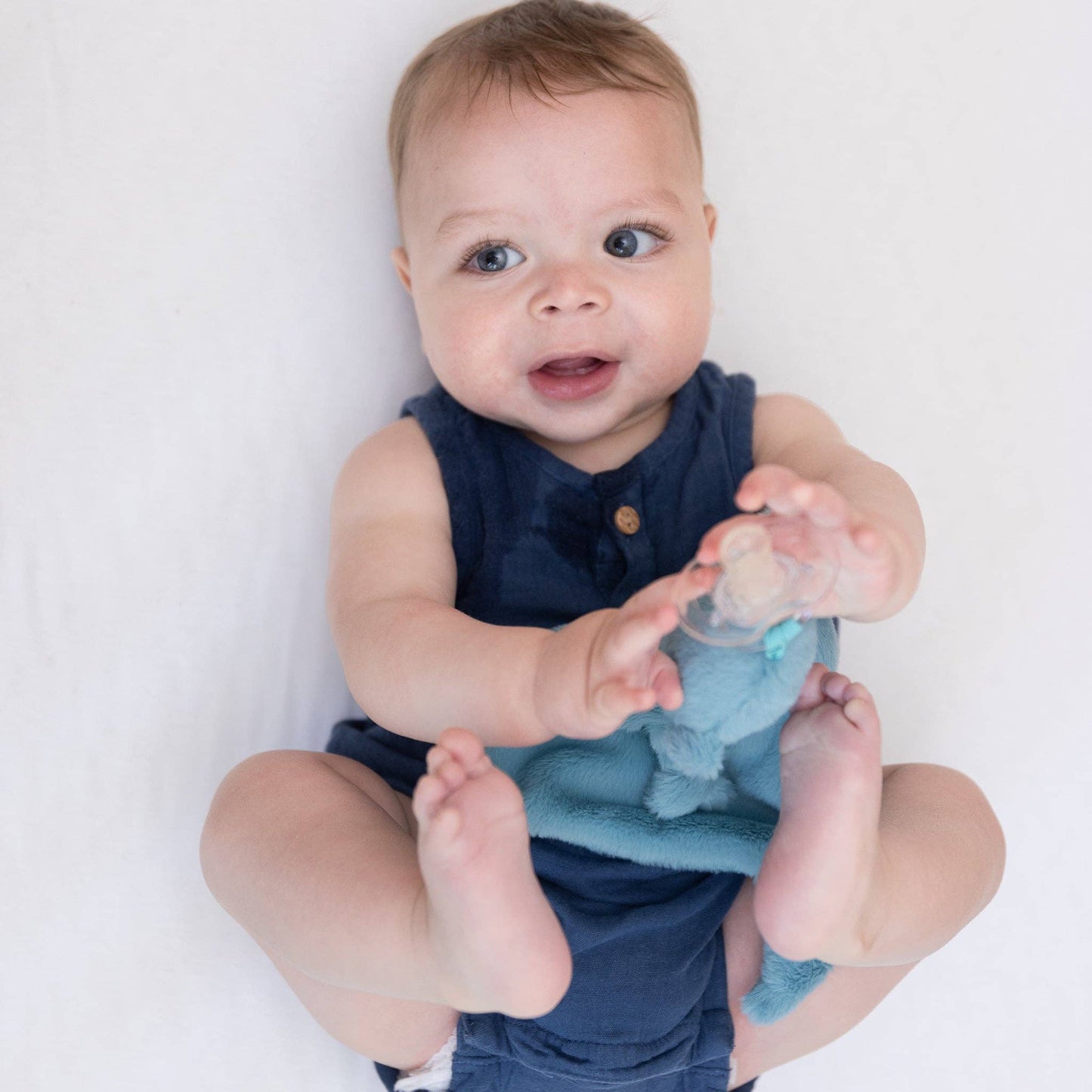 Pacifier Buddy Milo the Monkey: Blue