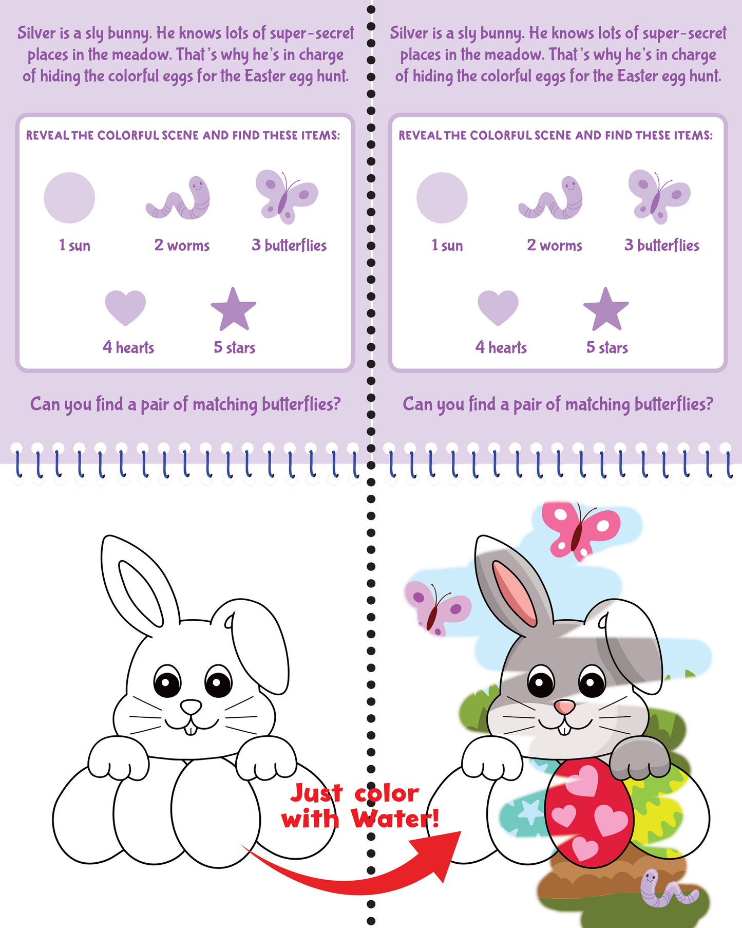 Color With Water - Easter