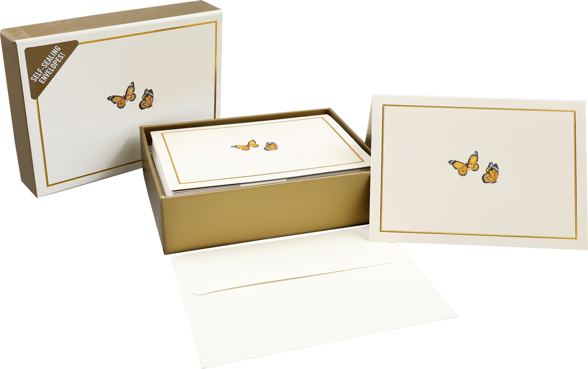Monarch Butterflies Note Cards – Peter Pauper Press