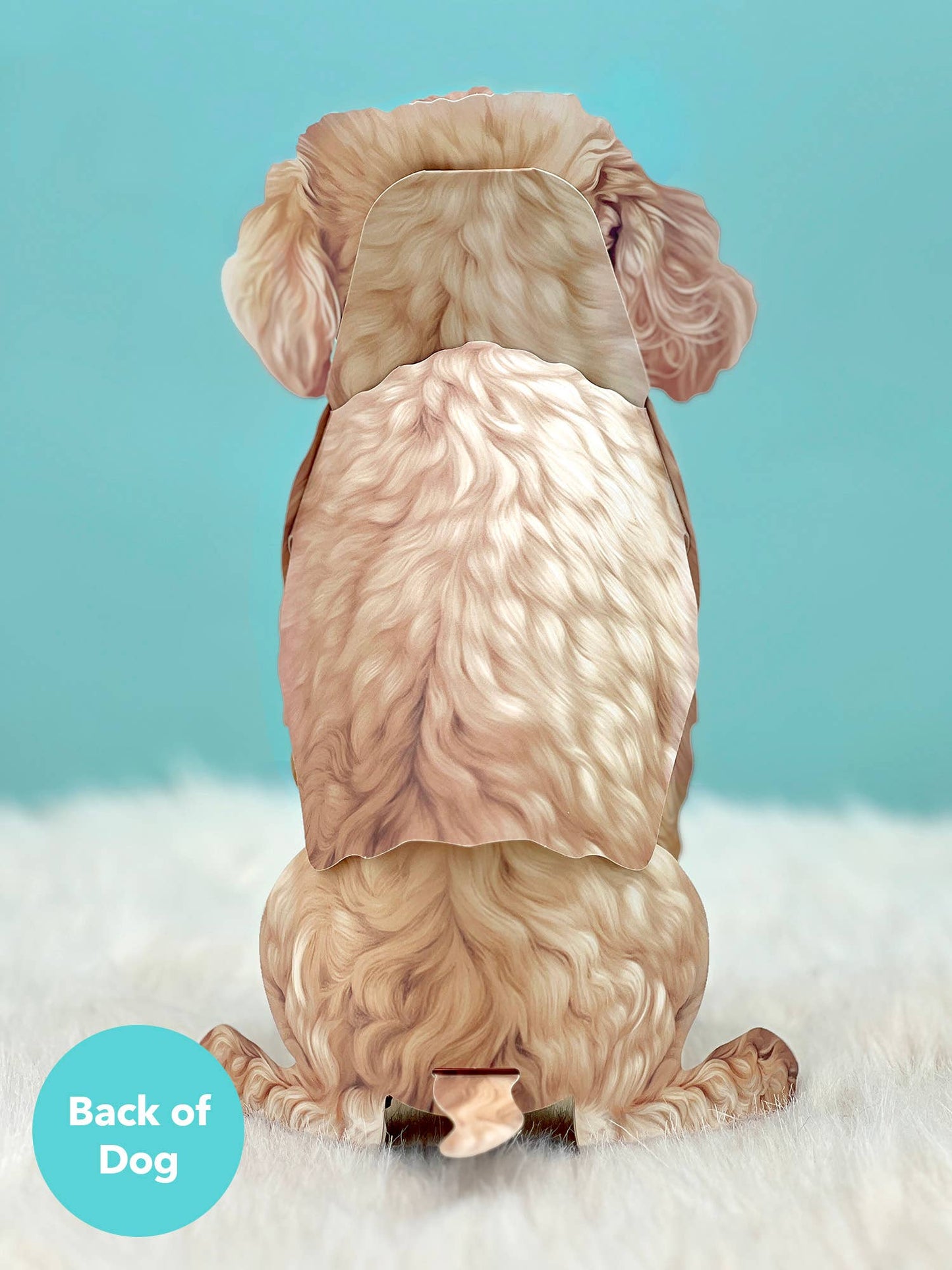 Poodle Pop Up Card