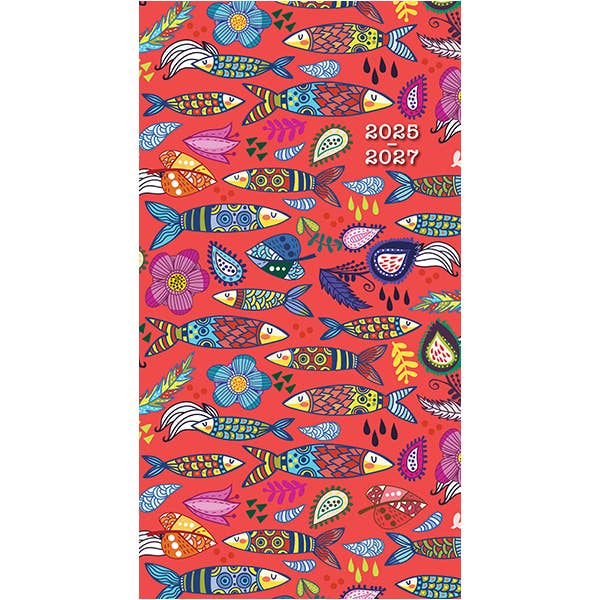 Fun Fish 2026 Two-Year-Plus Pocket Planner