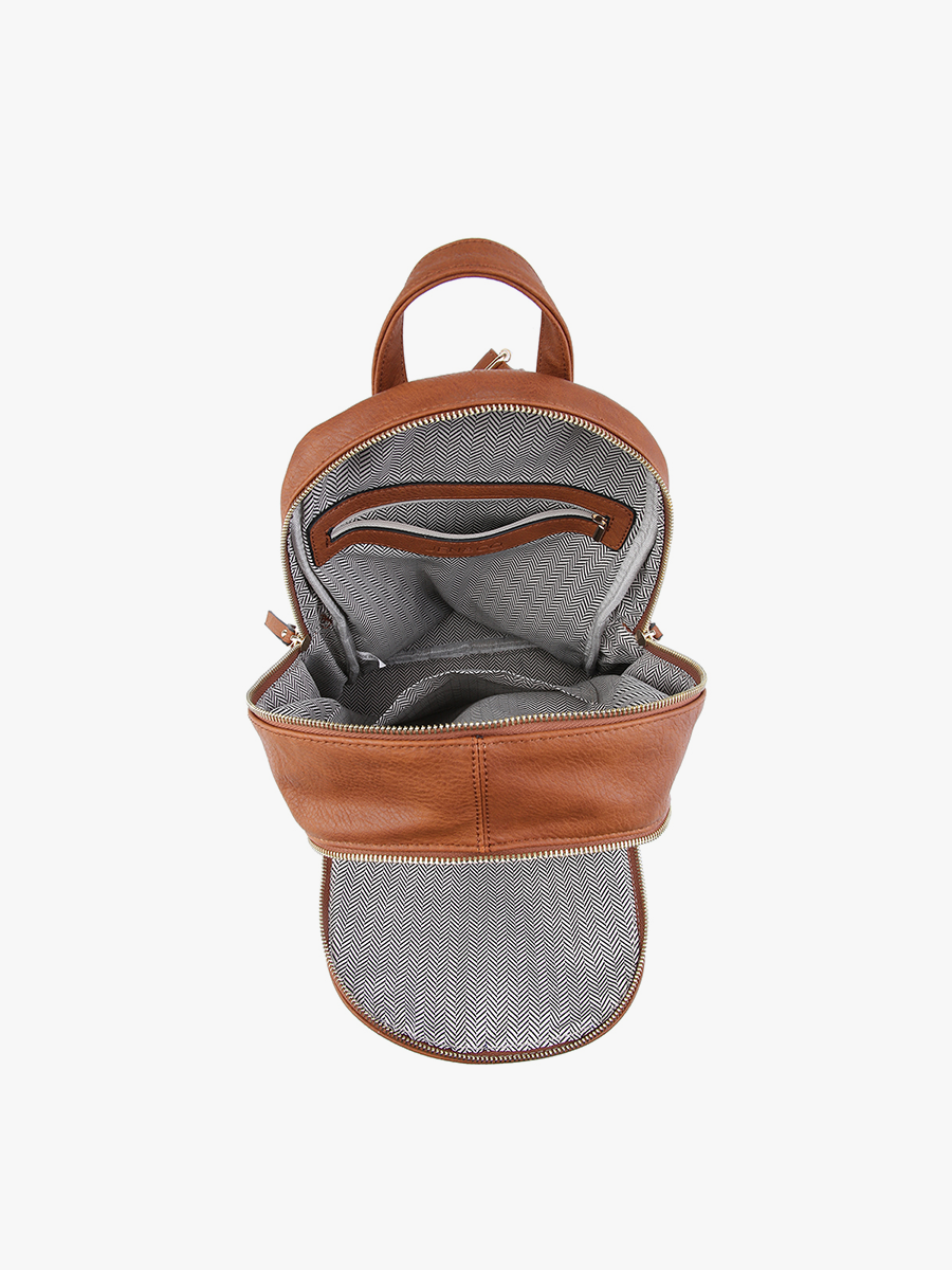 Blake Backpack w/ 3 Zip Compartments: Slate