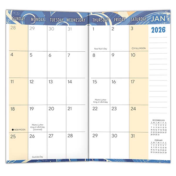 Sun and Sea 2026 Two-Year-Plus Pocket Planner