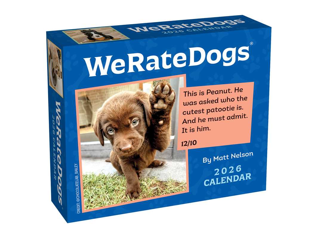 WeRateDogs 2026 Day-to-Day Calendar by Matt  Nelson