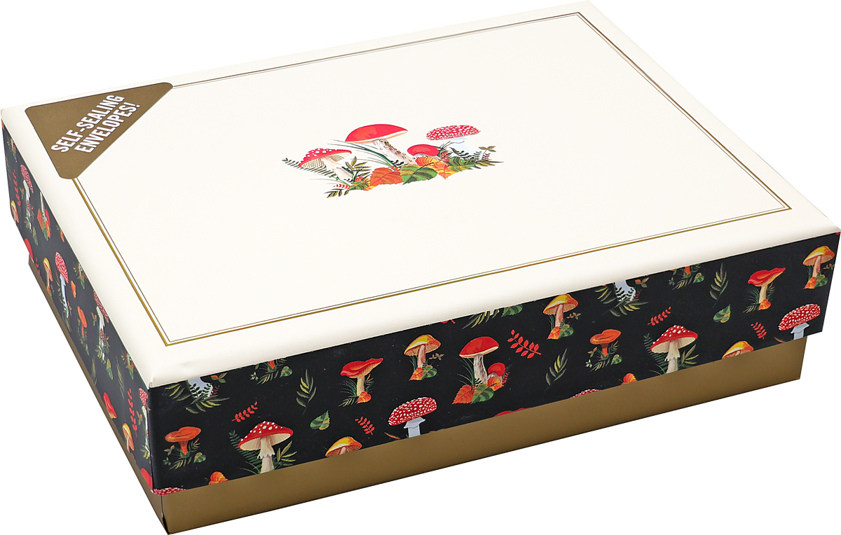 Mushrooms Note Cards – Boxed Stationery Set