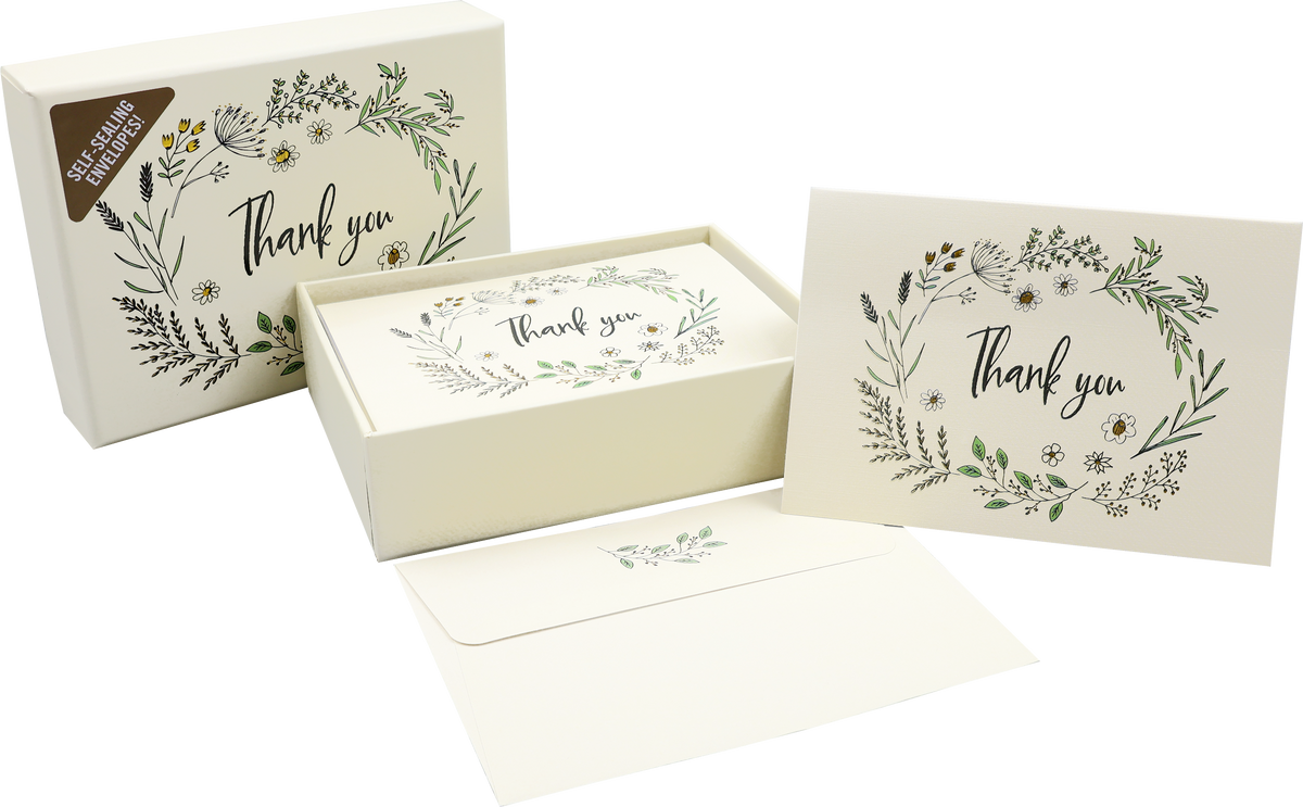 Native Botanicals Thank You Notes – Peter Pauper Press