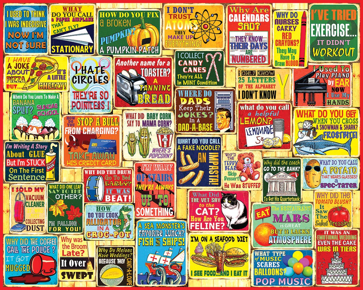 Dad Jokes - 1000 Piece Jigsaw Puzzle