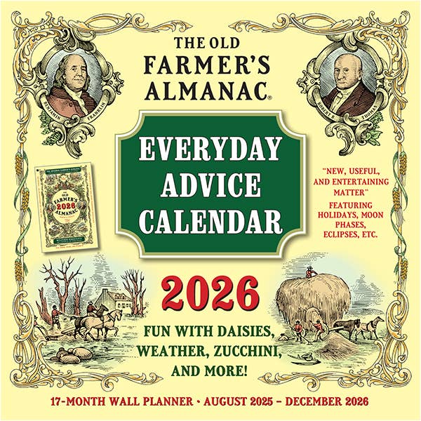 The Old Farmer’s Almanac Calendar of Everyday Advice 2026