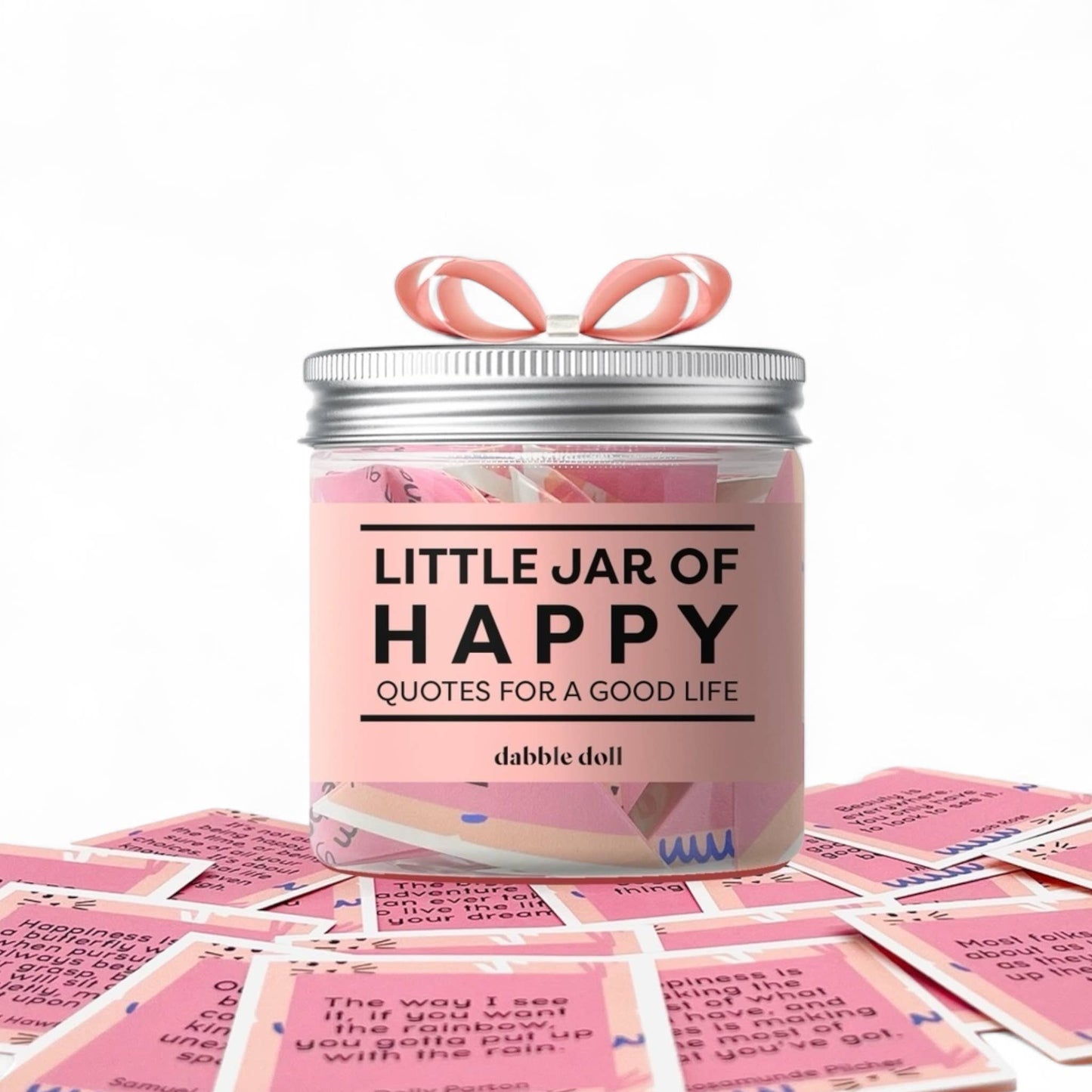 Happy Jar, uplifting quotes with Gift