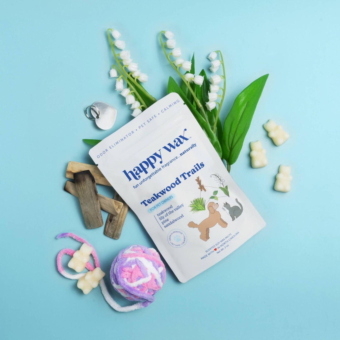 Teakwood Trails Pet Wax Melts for Pet Owners (2 oz)