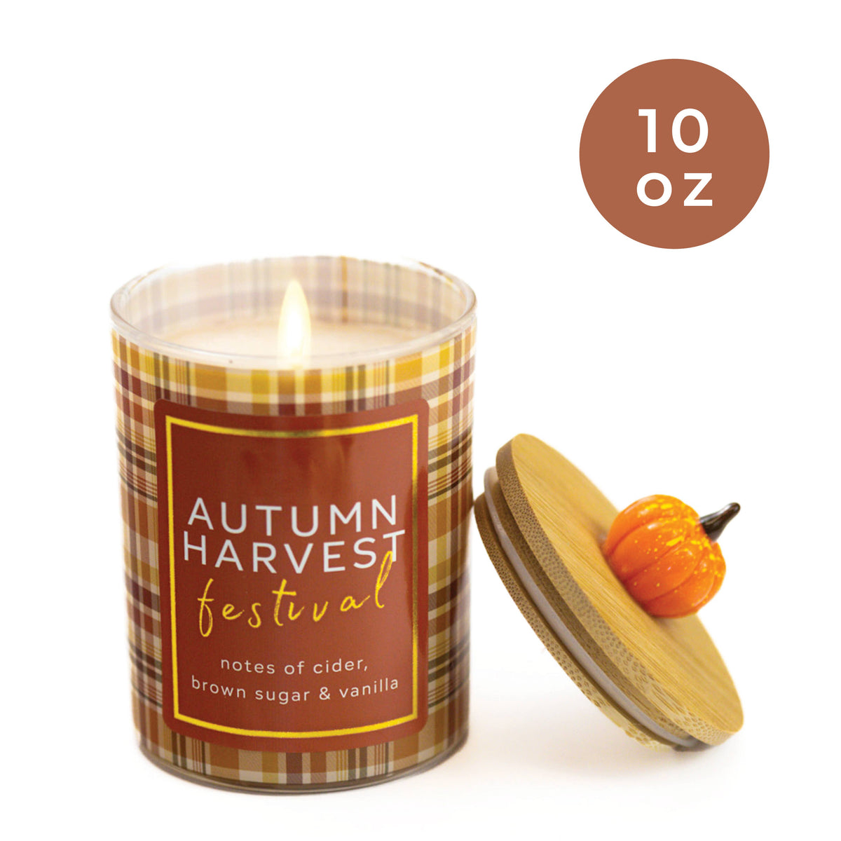 Autumn Harvest Festival 10 oz Fall Scented Candle – A Cheerful Giver