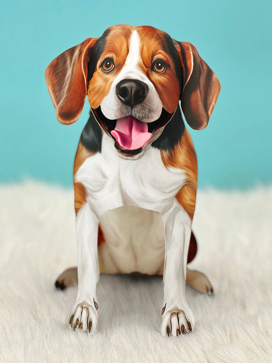 Beagle Pop Up Card