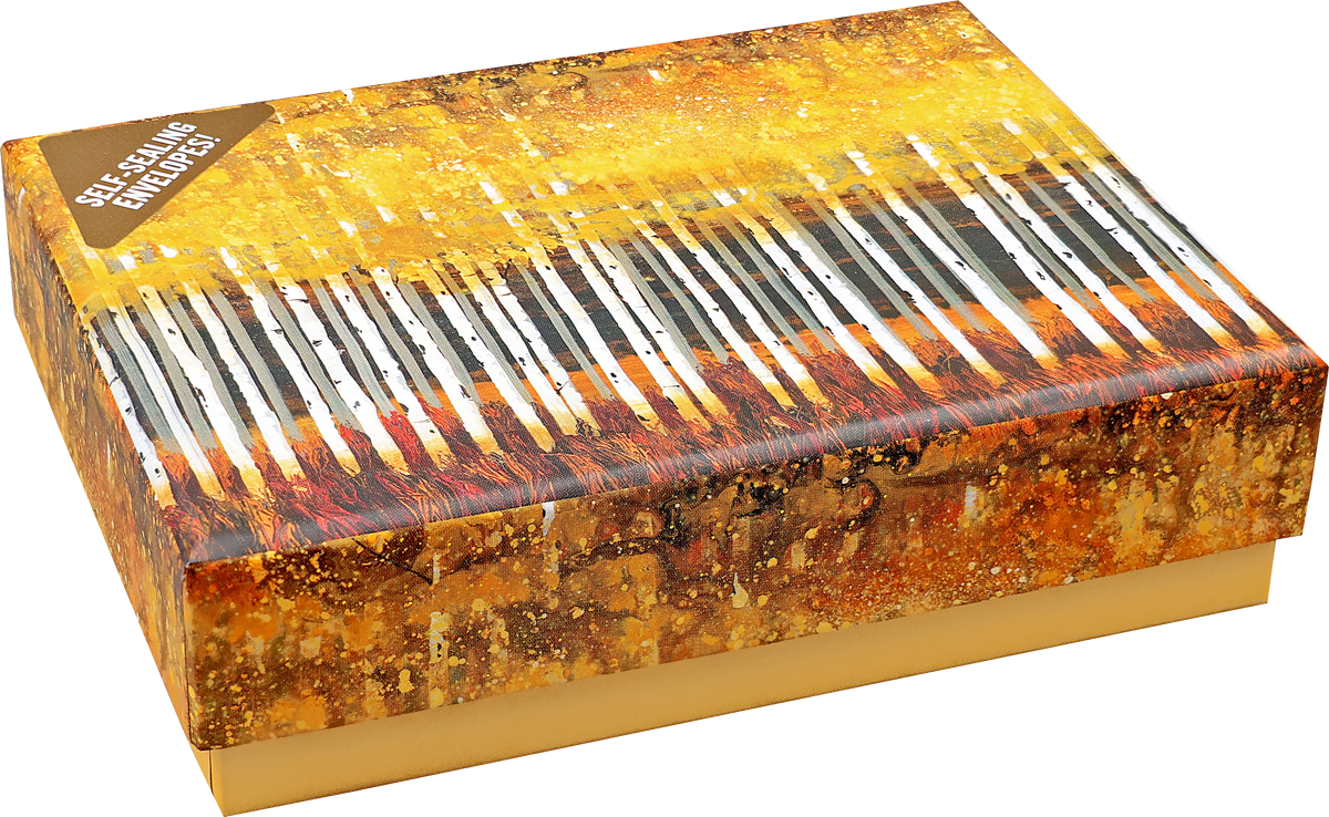 Golden Aspens Note Cards – Peter Pauper Press