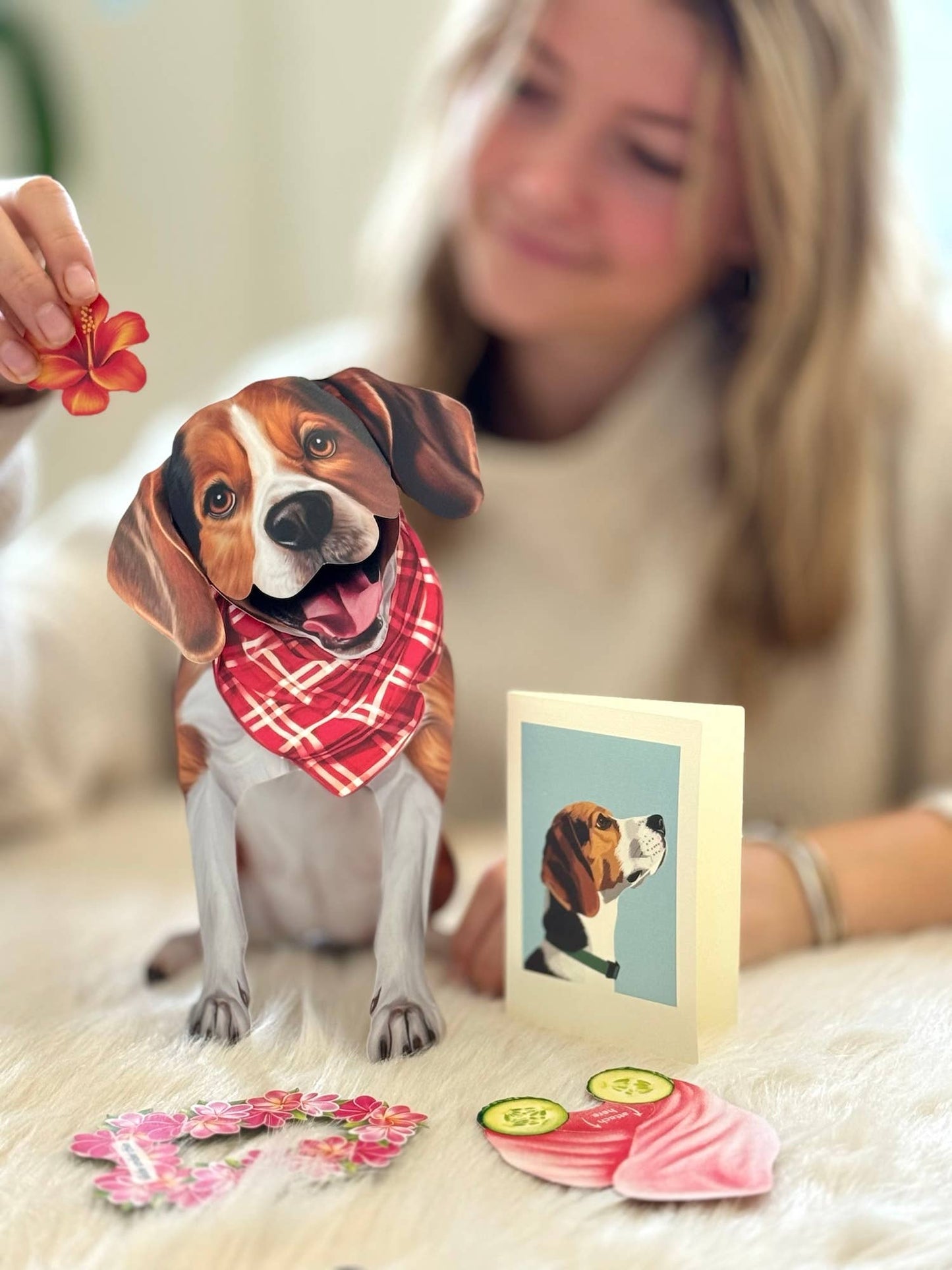Beagle Pop Up Card
