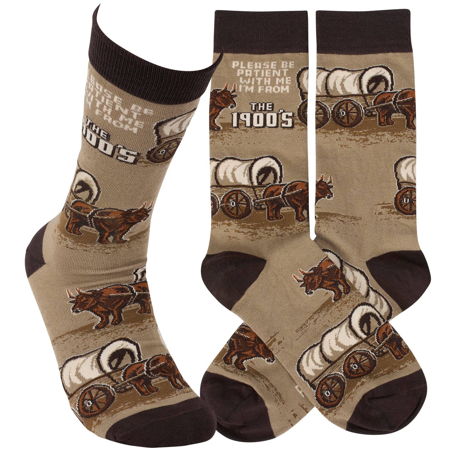 Be Patient I'm From The 1900's Socks