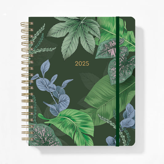 2025 Greenery High Note® Deluxe Hardcover Planner