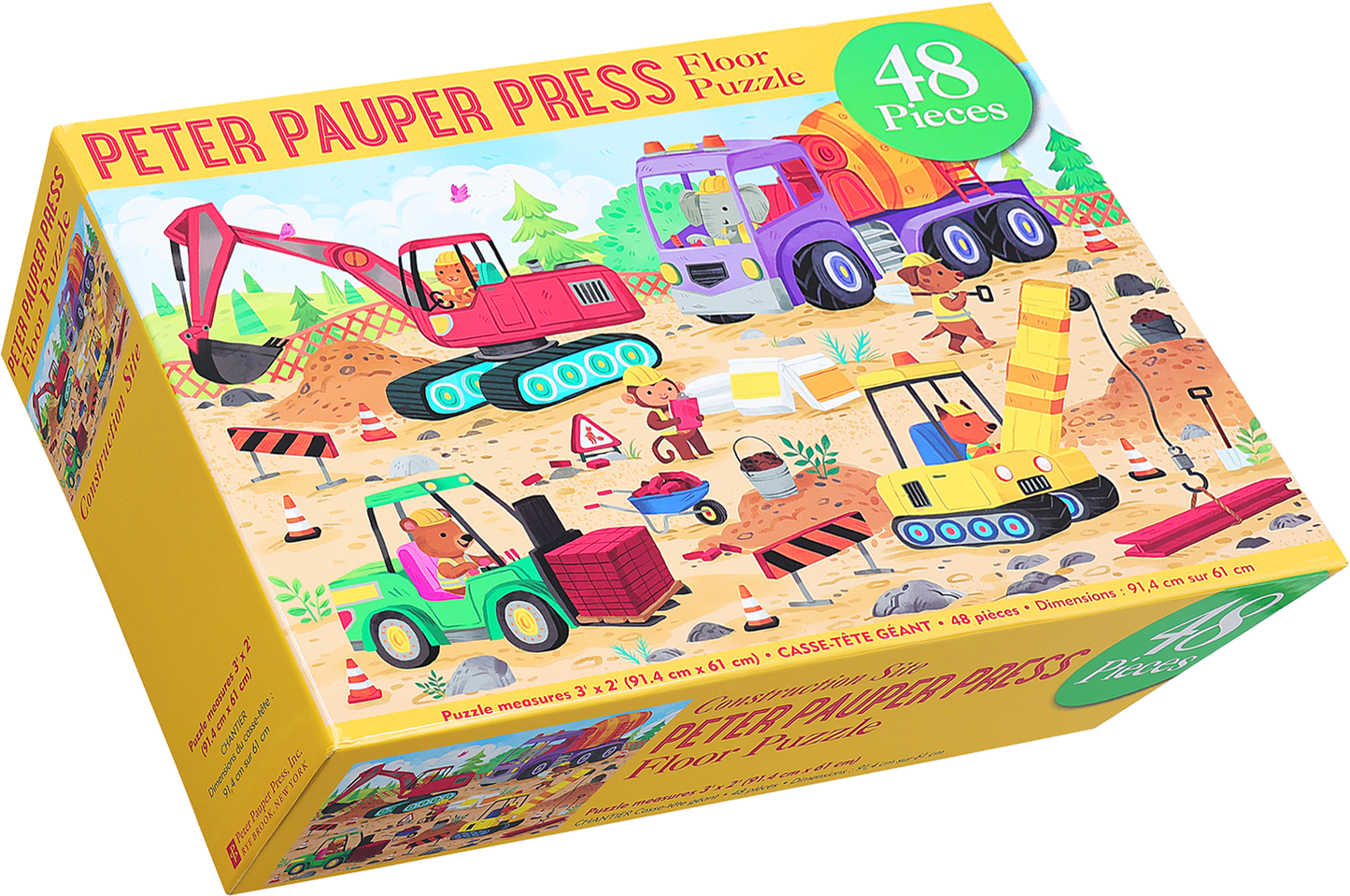 Construction Site Kids' Floor Puzzle