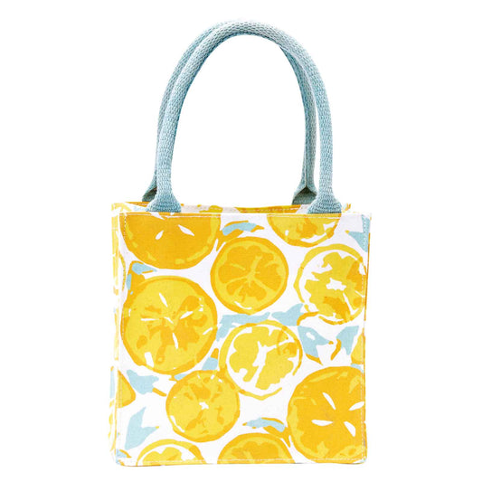 LEMON SLICES Itsy Bitsy Reusable Gift Tote