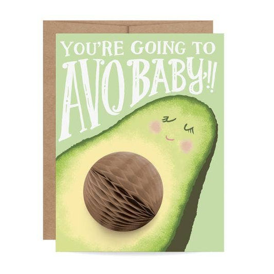 Avo Baby Pop-up Greeting Card